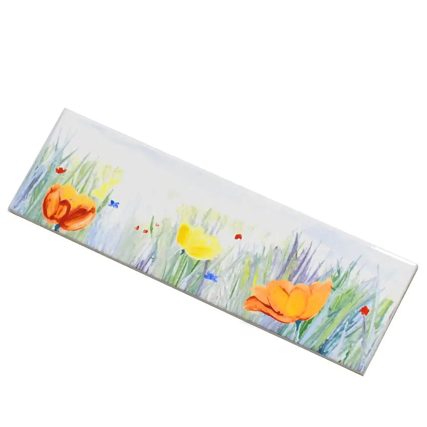 Bordüre Villeroy & Boch Nr.839 1456 KC15 Multiply mehrfarbig 7,5x25 cm I.Sorte
