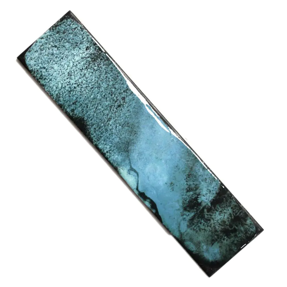 Wandfliese Iris Ceramica 537023 Lava mare türkis mehrfarbig 7,5x30 cm I.Sorte