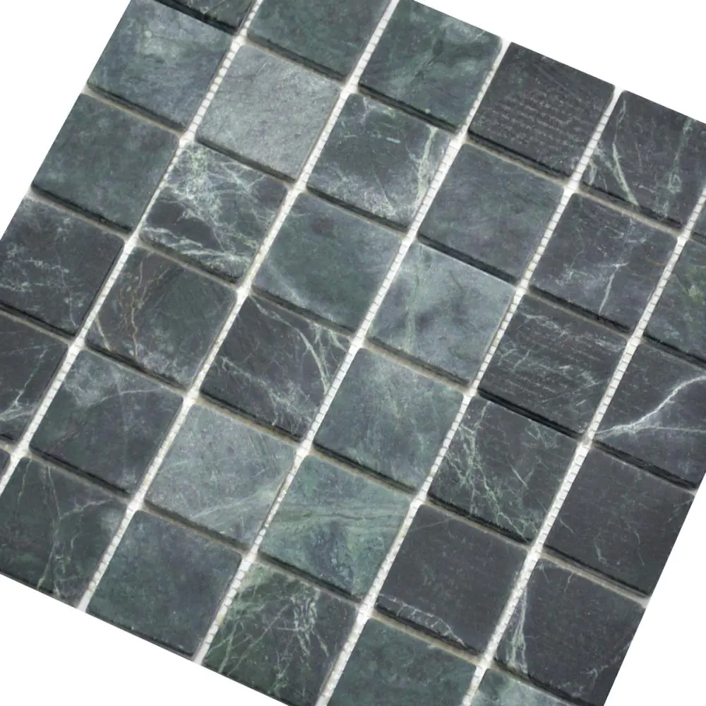 Mosaik HJ DD-003-48 Naturstein grün schwarz 30x30 cm I.Sorte Mosaik HJ DD-003-48 Naturstein grün schwarz 30x30 cm I.Sorte