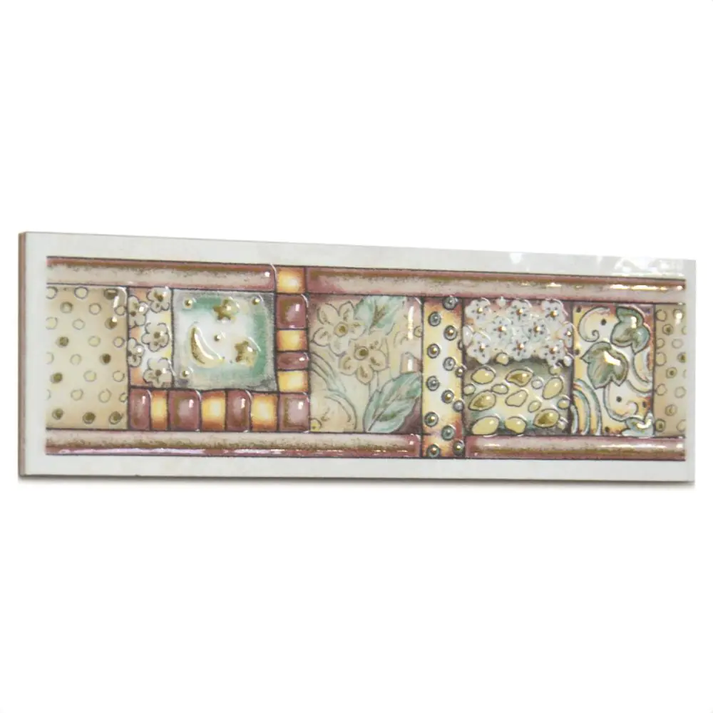 Bordüre Nr.281 creme rot gold 6x20 cm I.Sorte Bordüre Nr.281 creme rot gold 6x20 cm I.Sorte