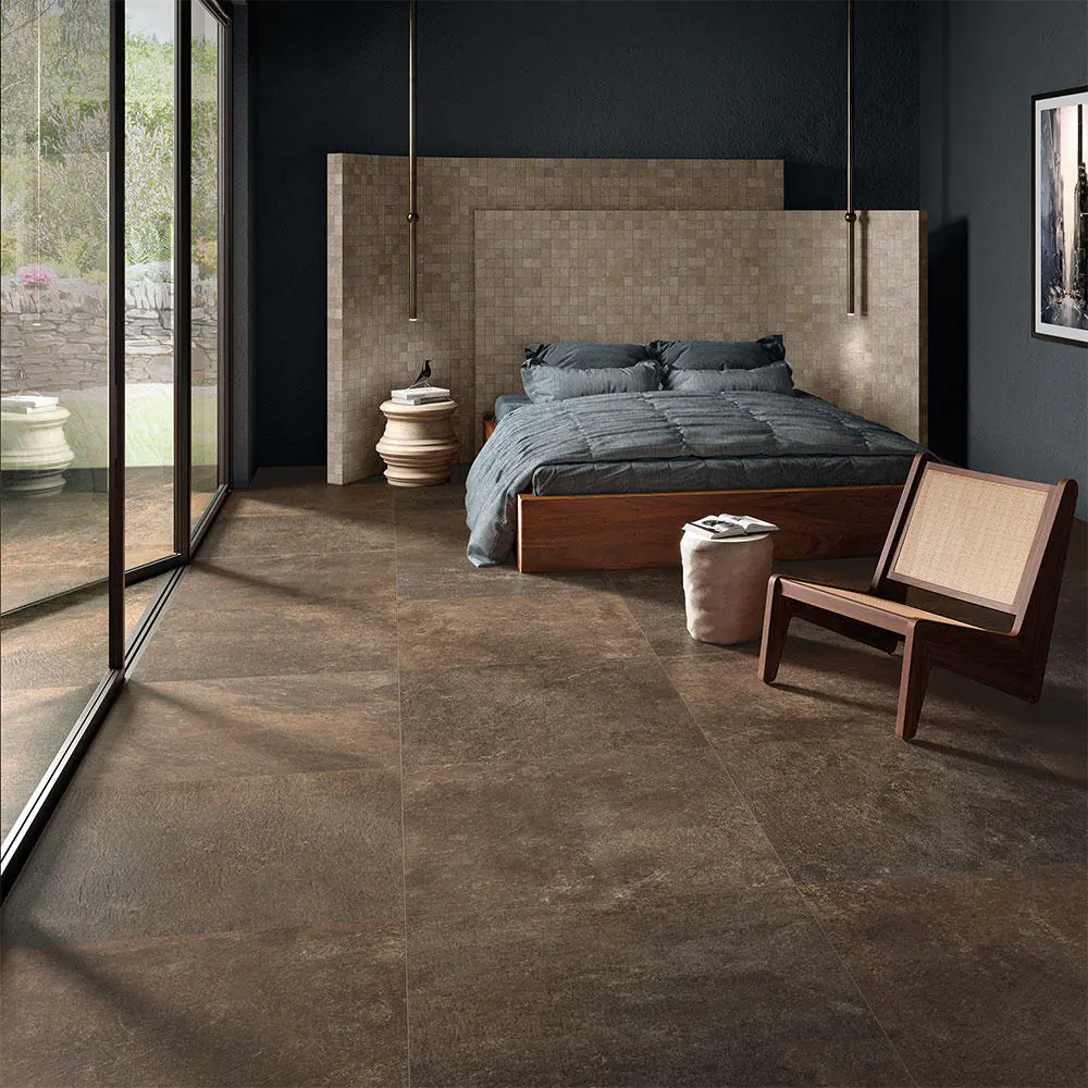 Bodenfliese Cercom Ceramiche 1076228 Absolute Stone ground braun 60x120 cm I.Sorte