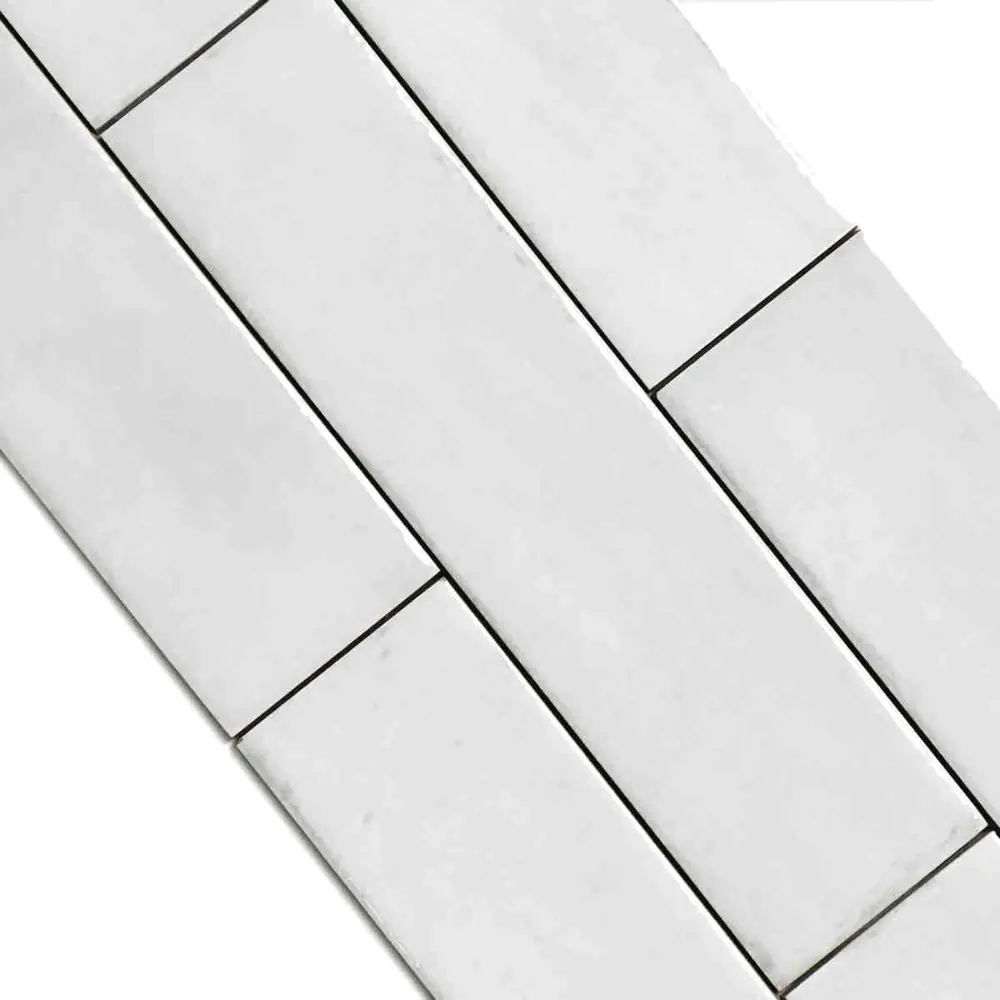 Wandfliese Equipe Ceramicas 26871 Tribeca gypsum white weiß 6x24,6 cm I.Sorte