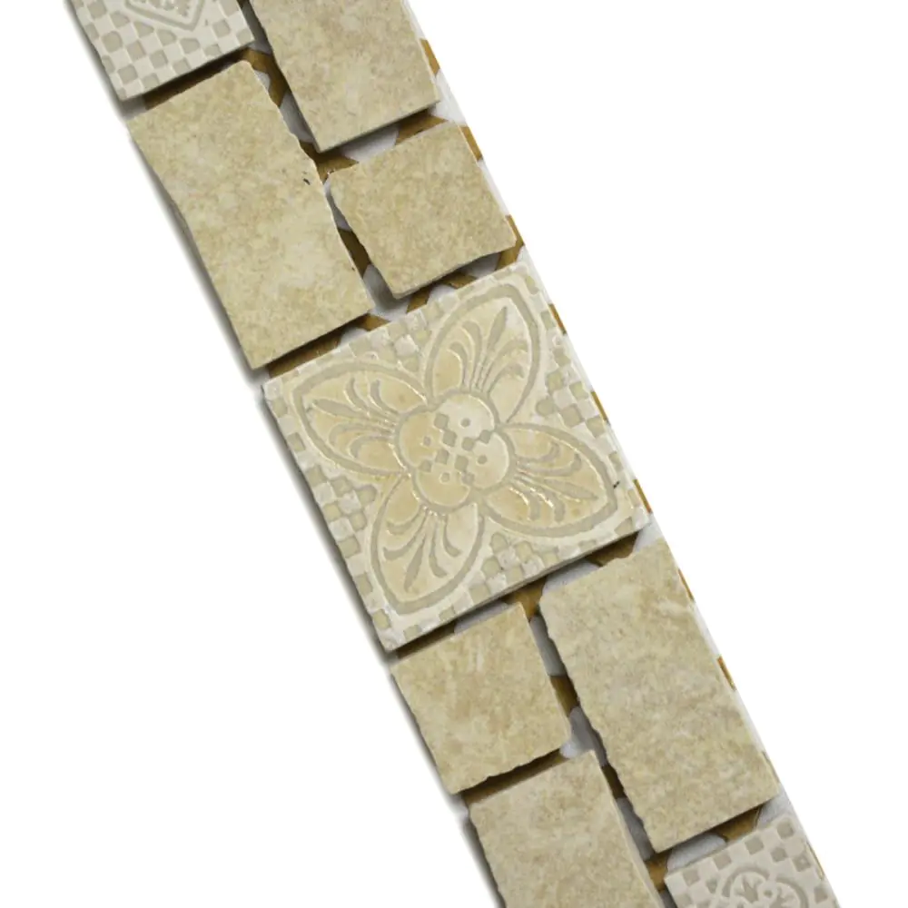 Bordüre Villeroy & Boch 2566 FM4A Montevallo beige 5,5x34 cm Bordüre Villeroy & Boch 2566 FM4A Montevallo beige 5,5x34 cm