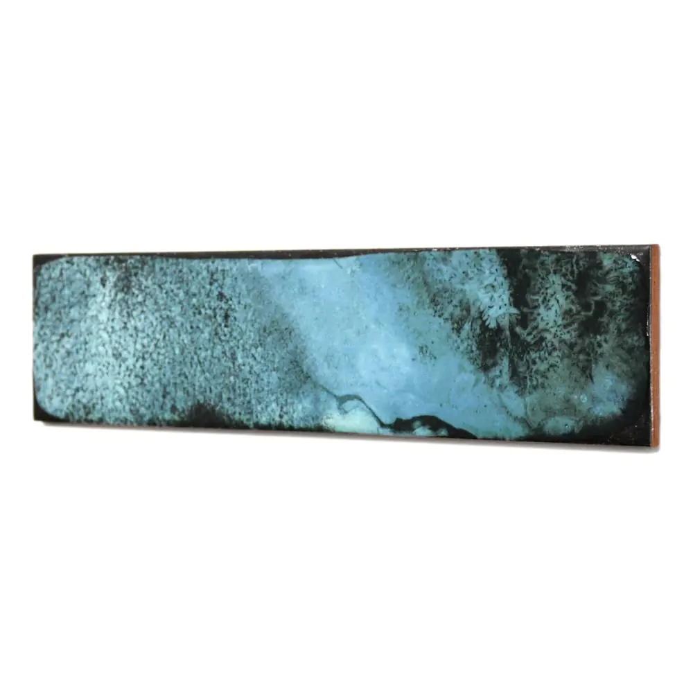 Wandfliese Iris Ceramica 537023 Lava mare türkis mehrfarbig 7,5x30 cm I.Sorte