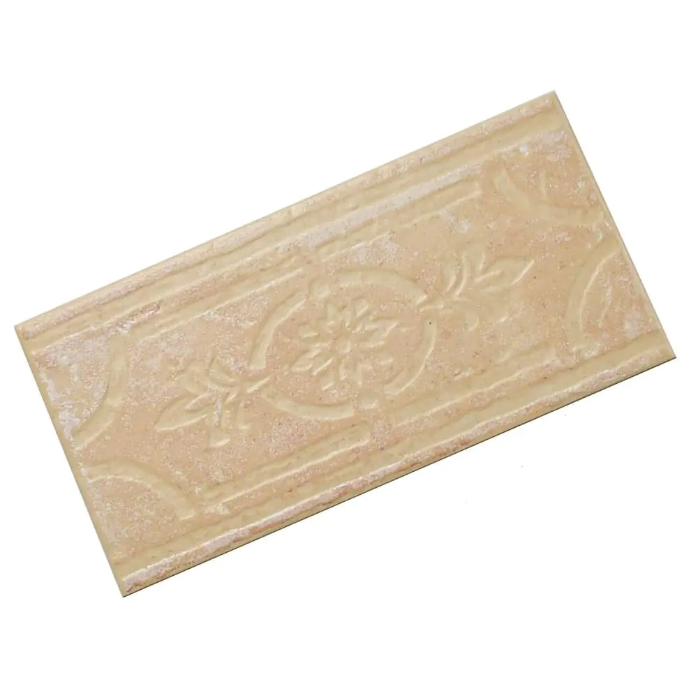 Bordüre Villeroy & Boch Nr.909 3643 R203 Esterel rot beige cotto 15x30 cm I.Sorte