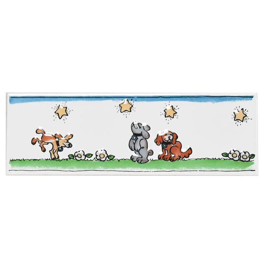 Bordüre Cerim E5622 38019 Planet Cartoon mehrfarbig 8x25 cm I.Sorte