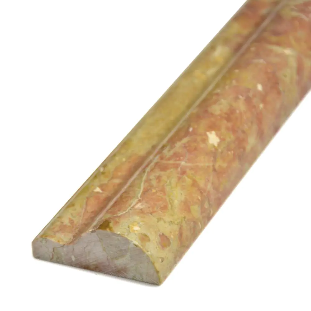 Bordüre Villeroy & Boch M2 Bullnose Marmor rot orange braun 5x30 cm I.Sorte Bordüre Villeroy & Boch M2 Bullnose Marmor rot orange braun 5x30 cm I.Sorte