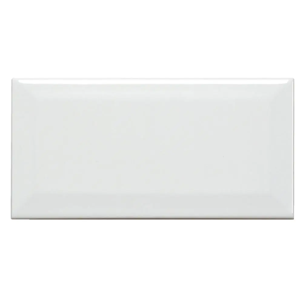 Wandfliese Haju Metro white weiß glänzend 10x20 cm I.Sorte Wandfliese Haju Metro white weiß glänzend 10x20 cm I.Sorte