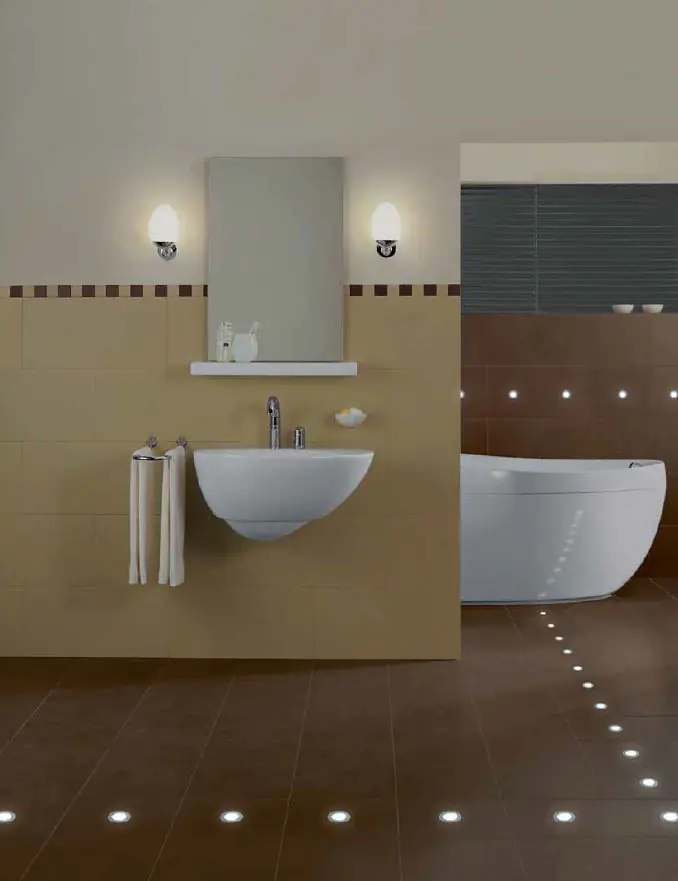 LED Beleuchtung Villeroy & Boch Light Tile inkl. Zubehör und Edelstahl Rahmen LED Beleuchtung Villeroy & Boch Light Tile inkl. Zubehör und Edelstahl Rahmen