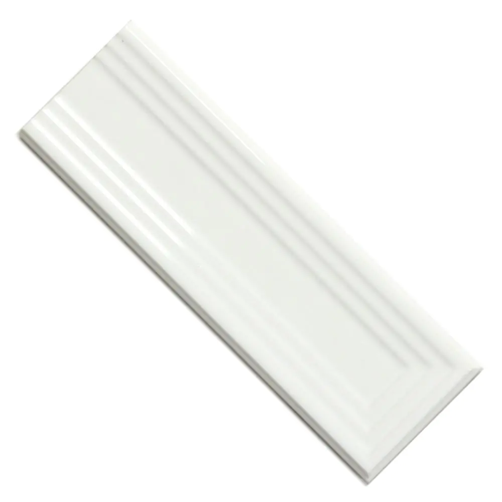Bordüre Villeroy & Boch 1728 FL09 White Classic weiß 10x30 cm I.Sorte Bordüre Villeroy & Boch 1728 FL09 White Classic weiß 10x30 cm I.Sorte
