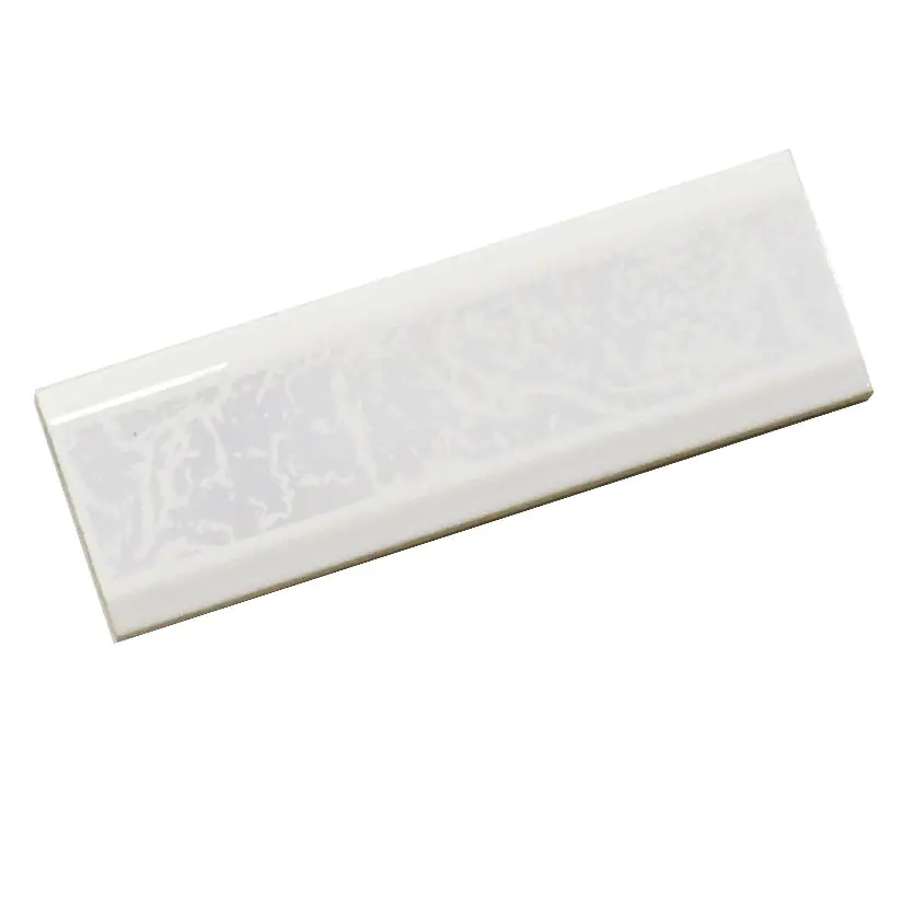 Bordüre Villeroy & Boch Nr.775 1453 EM41 Illusion weiß silber grau 6,5x20 cm I.Sorte