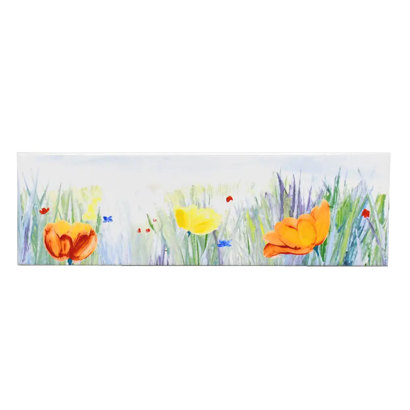 Bordüre Villeroy & Boch Nr.839 1456 KC15 Multiply mehrfarbig 7,5x25 cm I.Sorte