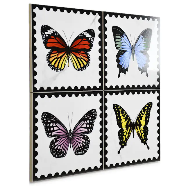 Wandfliese Dekor Villeroy & Boch 1222 MK0A Victorian 20x20 cm I.Sorte