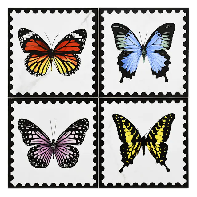 Wandfliese Dekor Villeroy & Boch 1222 MK0A Victorian 20x20 cm I.Sorte