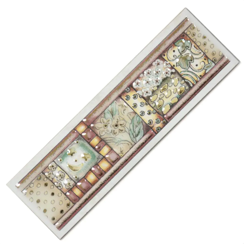 Bordüre Nr.281 creme rot gold 6x20 cm I.Sorte Bordüre Nr.281 creme rot gold 6x20 cm I.Sorte