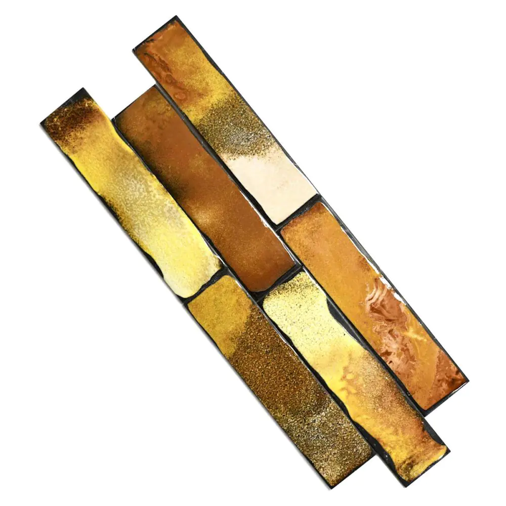 Wandfliese Iris Ceramica 537025 Lava giallo orange mehrfarbig 7,5x30 cm I.Sorte Wandfliese Iris Ceramica 537025 Lava giallo orange mehrfarbig 7,5x30 cm I.Sorte