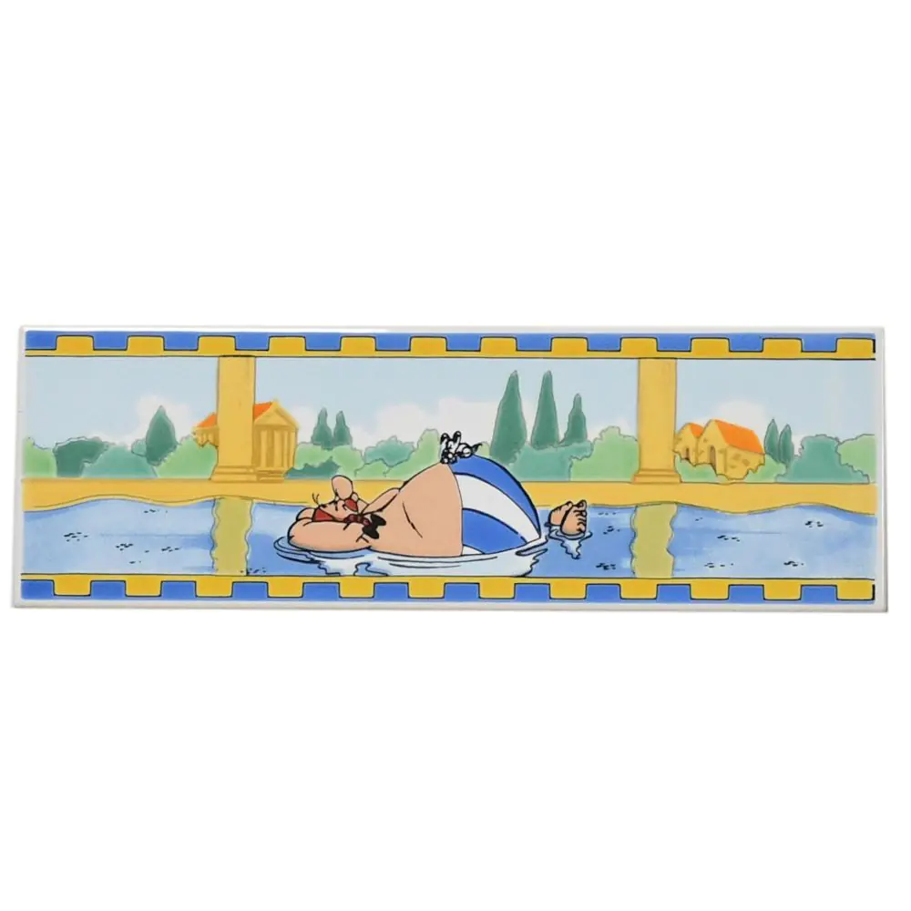 Bordüre Villeroy & Boch E5760 1483 JL35 Asterix mehrfarbig 6,5x20 cm I.Sorte