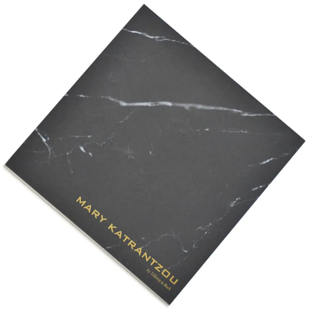 Wandfliese Dekor Villeroy & Boch 1222 MK9M Victorian black schwarz 20x20 cm I.Sorte