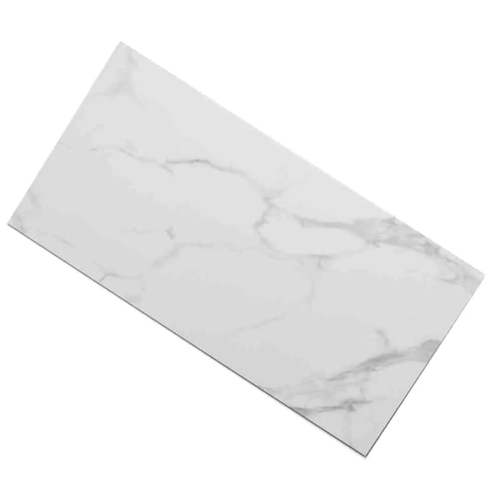 SPC Klick-Vinylboden Lalegno A1686 Mega Tiles White Marble 60x120 cm