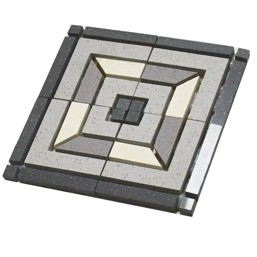 Bordürenecke Villeroy & Boch Nr.774 2481 R925 Granifloor 4er Set mehrfarbig 7,5x7,5 cm I.Sorte Bordürenecke Villeroy & Boch Nr.774 2481 R925 Granifloor 4er Set mehrfarbig 7,5x7,5 cm I.Sorte