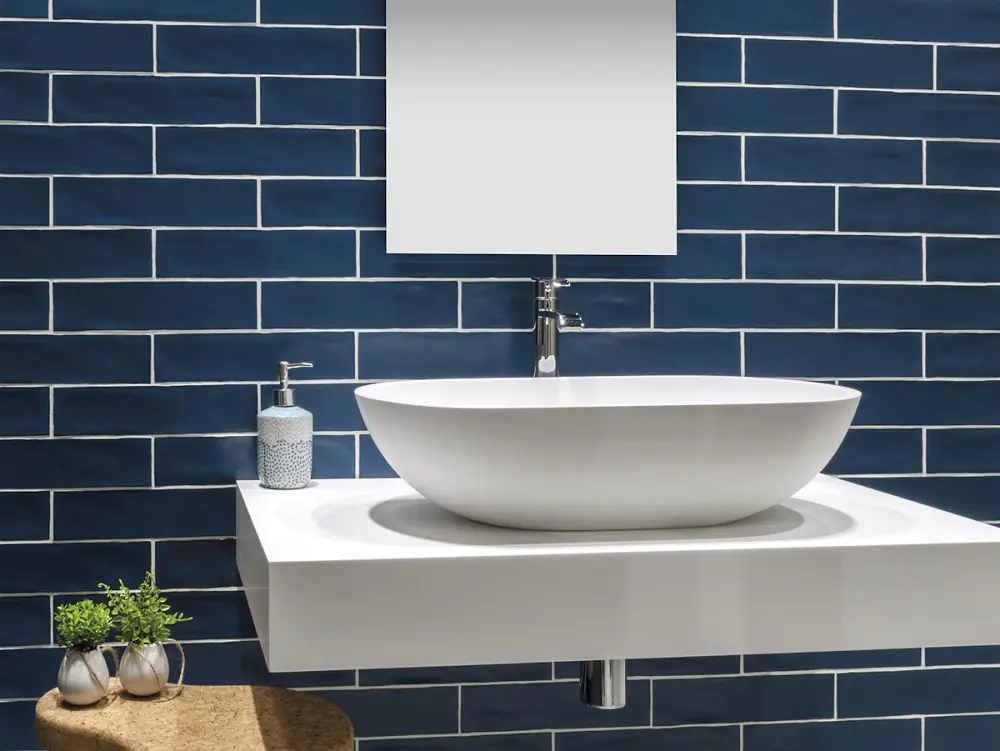 Wandfliese Cifre Colonial marine mate blau 7,5x30 cm I.Sorte Wandfliese Cifre Colonial marine mate blau 7,5x30 cm I.Sorte