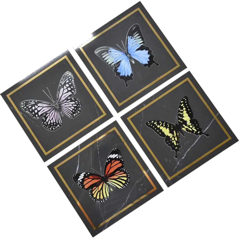 Wandfliese Dekor Villeroy & Boch 1222 MK9E Victorian black gold schwarz gold 20x20 cm I.Sorte