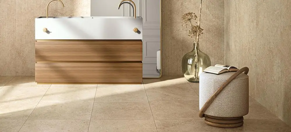 Bodenfliese Verde Ceramiche Campogalliano Lapis beige 60x60 cm I.Sorte