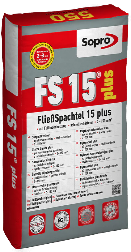 Spachtelmasse Sopro FließSpachtel FS 15 550 plus 25 kg Spachtelmasse Sopro FließSpachtel FS 15 550 plus 25 kg