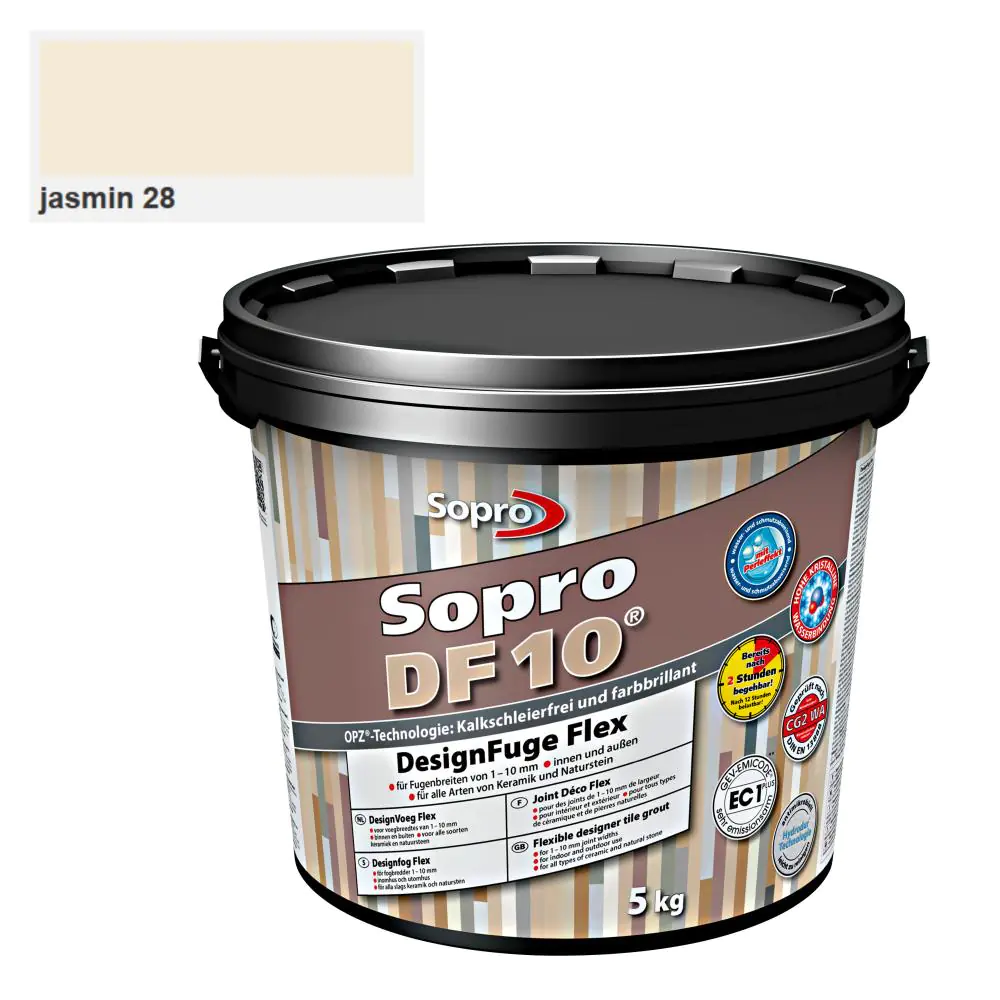 Fugenmörtel Sopro Designfuge Flex DF 10 jasmin 28 - 5 kg Fugenmörtel Sopro Designfuge Flex DF 10 jasmin 28 - 5 kg