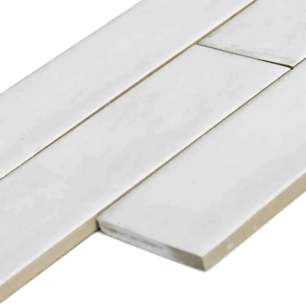 Wandfliese Equipe Ceramicas 26871 Tribeca gypsum white weiß 6x24,6 cm I.Sorte