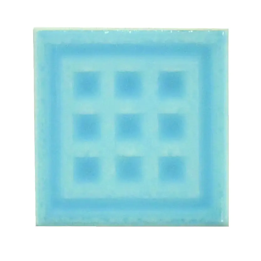 Mosaik Einleger Villeroy & Boch Nr.837 hellblau 5x5 cm I.Sorte