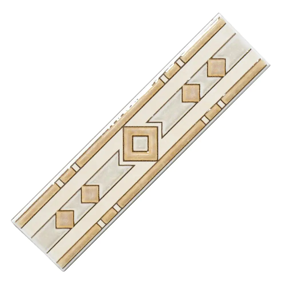 Bordüre HPH Placke Nr.613 Rubi-B beige creme weiß 5x20 cm