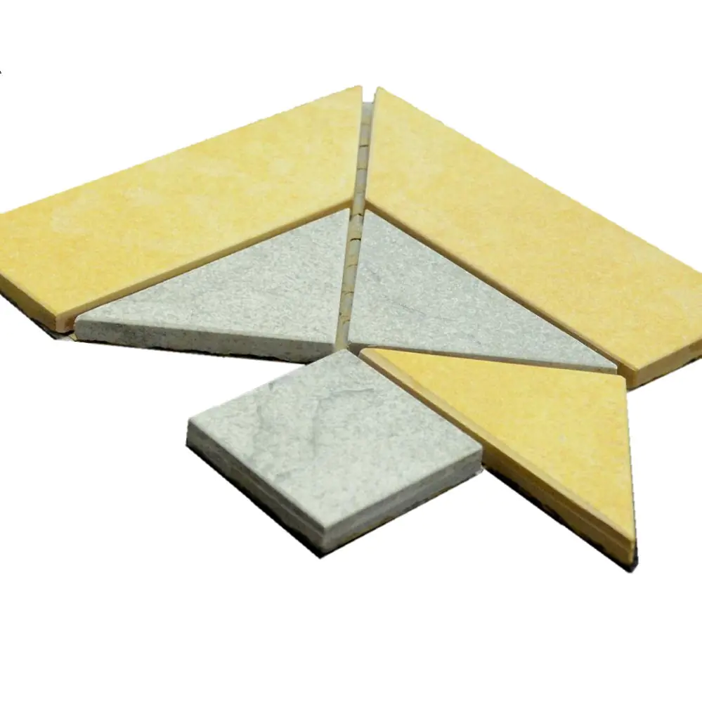 Bordürenecke Villeroy & Boch 2196 8343 Indian Stone grau ocker 15x15 cm Bordürenecke Villeroy & Boch 2196 8343 Indian Stone grau ocker 15x15 cm