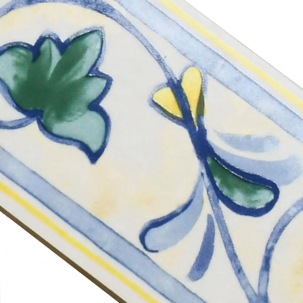 Bordüre Lea Ceramiche Nr.532 Listello floreale murales mehrfarbig 8x20 cm