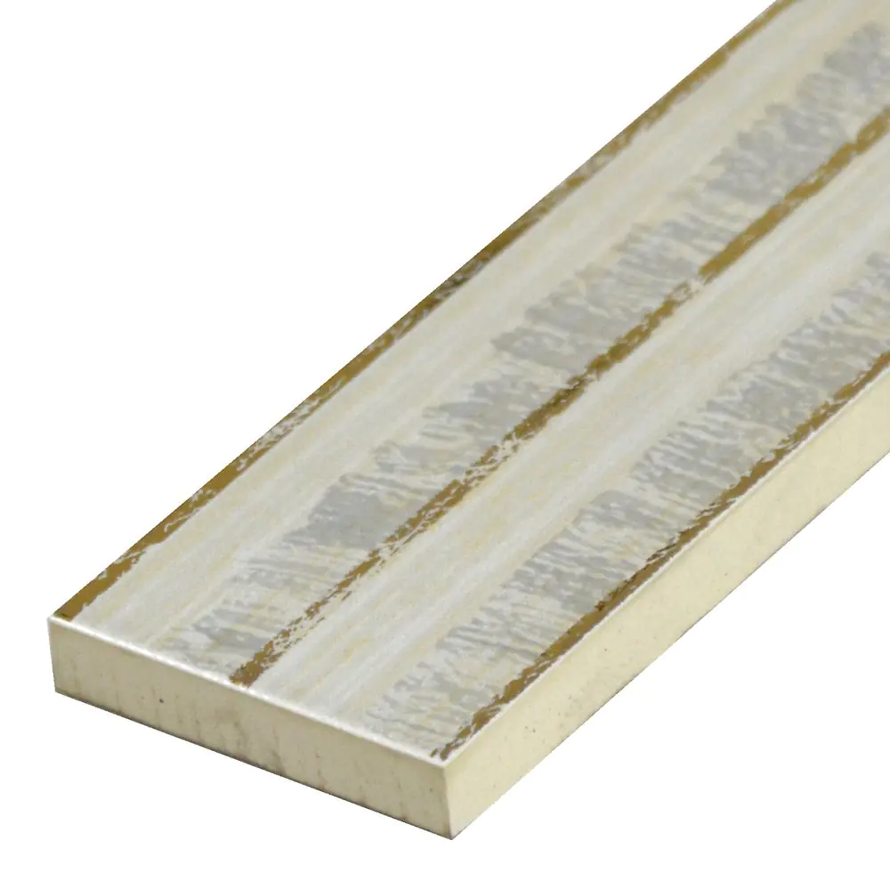 Bordüre Villeroy & Boch 1766 ZW63 Venida grau gold 5x30 cm I.Sorte Bordüre Villeroy & Boch 1766 ZW63 Venida grau gold 5x30 cm I.Sorte