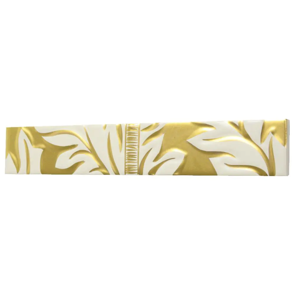 Bordüre Villeroy & Boch 1491 NB63 New Glory creme gold 5x30 cm I.Sorte Bordüre Villeroy & Boch 1491 NB63 New Glory creme gold 5x30 cm I.Sorte