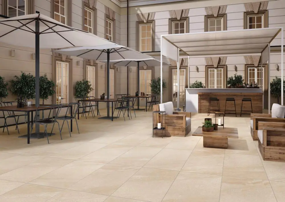 Terrassenplatte Villeroy & Boch 2869 GS20 Mont Blanc Garden sahara beige 60x60 cm II.Sorte