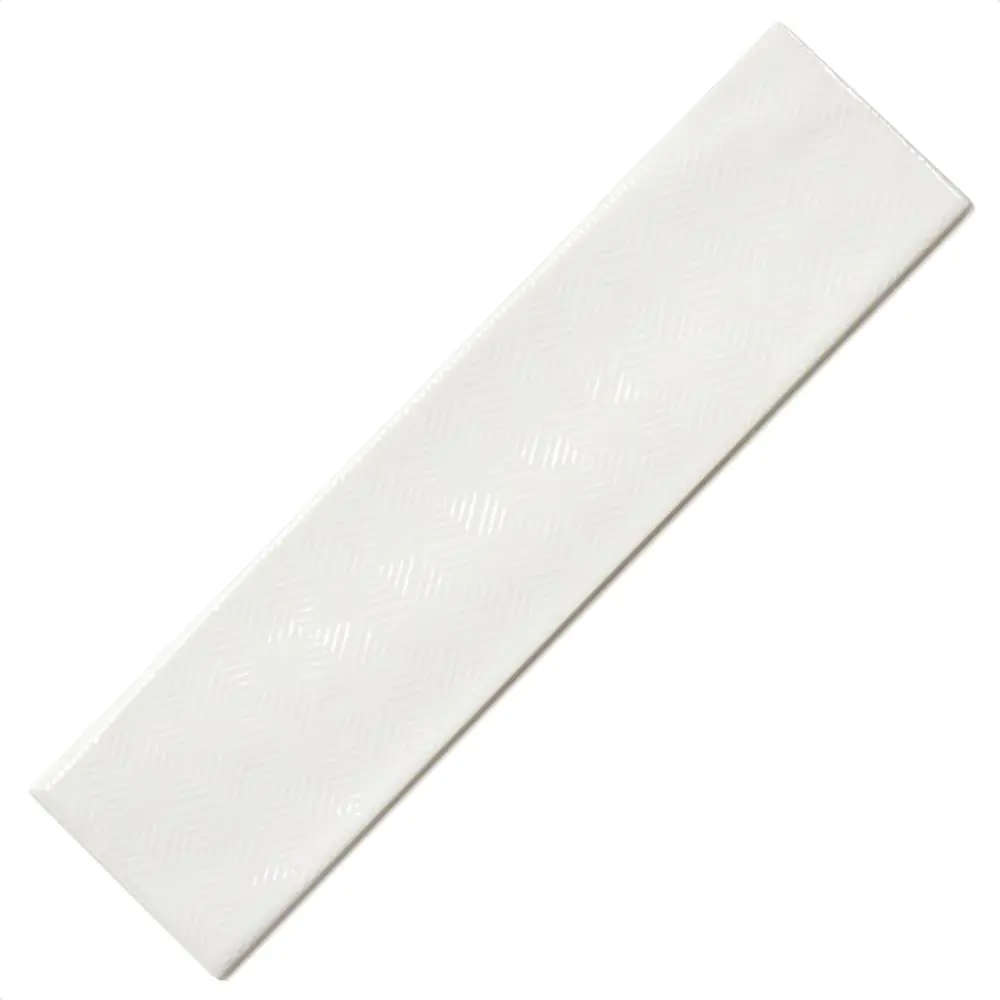 Wandfliese Dekor Cifre Opal Decor snow schneeweiß 7,5x30 cm I.Sorte Wandfliese Dekor Cifre Opal Decor snow schneeweiß 7,5x30 cm I.Sorte