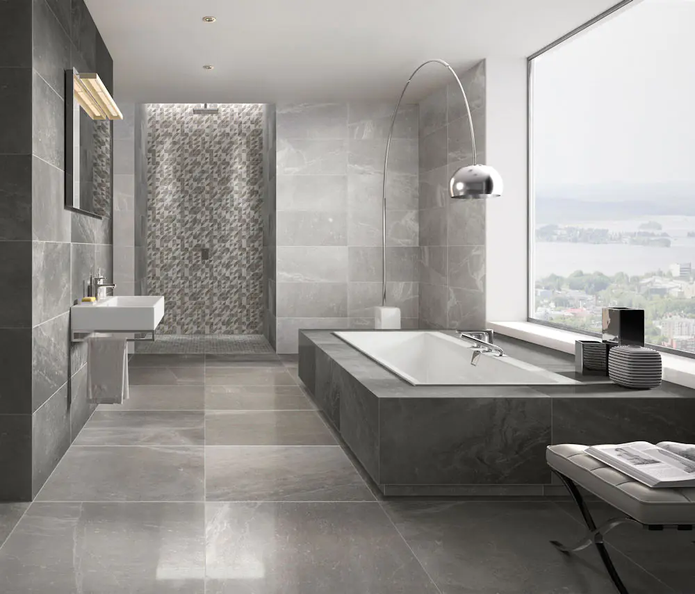 Bodenfliese Villeroy & Boch 2355 JR9L Astoria dunkelgrau 37,5x75 cm I.Sorte