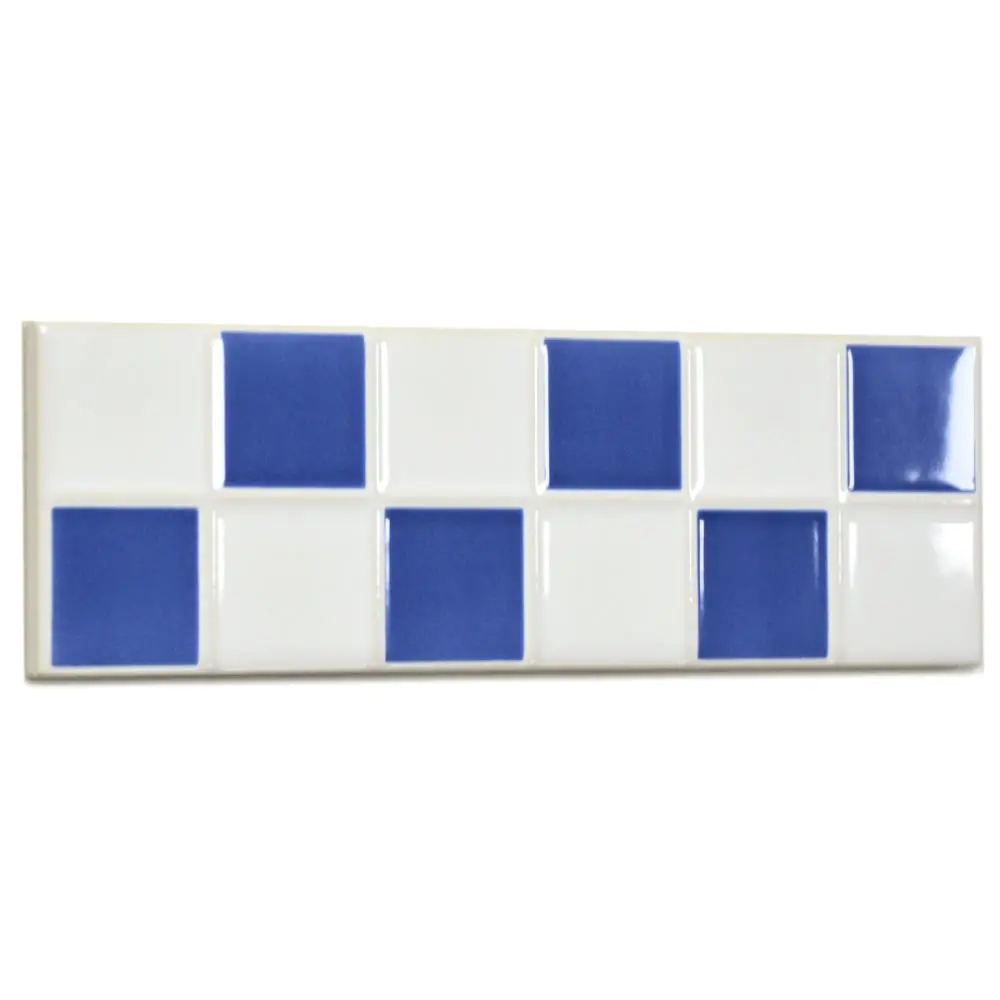 Bordüre Villeroy & Boch 1475 CS19 Creative System ozeanblau weiß 6,5x20 cm I.Sorte Bordüre Villeroy & Boch 1475 CS19 Creative System ozeanblau weiß 6,5x20 cm I.Sorte