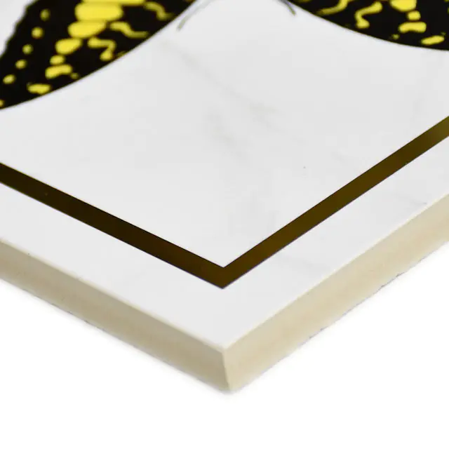 Wandfliese Dekor Villeroy & Boch 1222 MK0F Victorian white gold mehrfarbig 20x20 cm I.Sorte