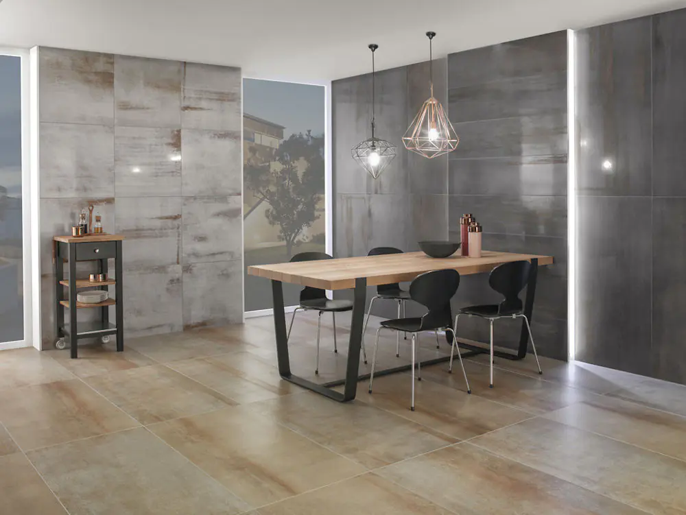 Bodenfliese Villeroy & Boch 2356 ME6M Metallic Illusion mittelgrau 30x120 cm I.Sorte Bodenfliese Villeroy & Boch 2356 ME6M Metallic Illusion mittelgrau 30x120 cm I.Sorte