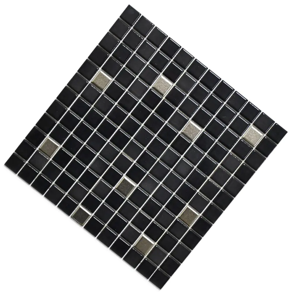 Mosaik Agrob Buchtal 4105 Fresh midnight black-mix metallic 30x30 cm I.Sorte