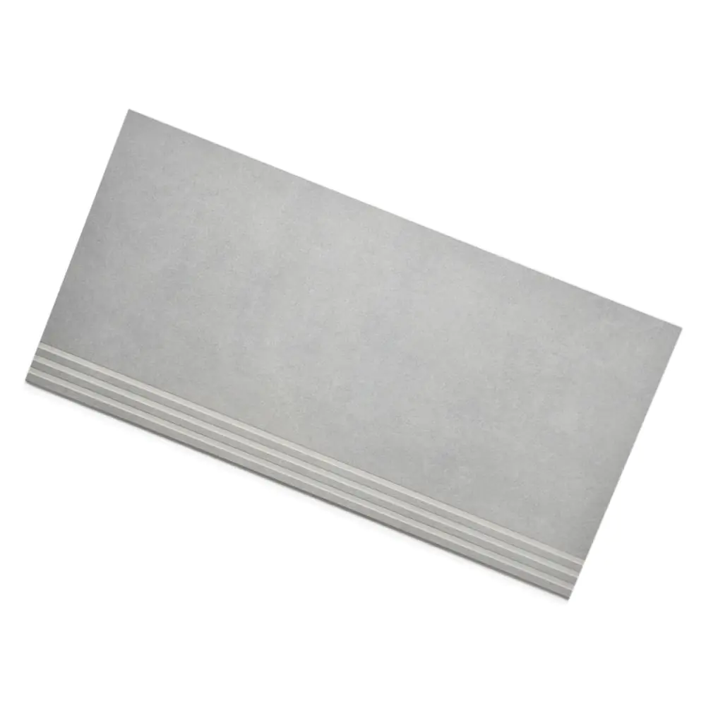 Villeroy & Boch Treppenauftritt 2874 BZ40 Pure Base medium grey mittelgrau 30x60 cm I.Sorte