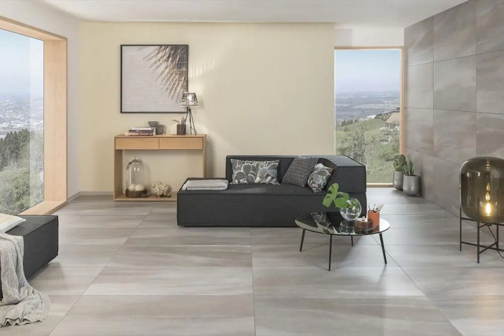 Bodenfliese Villeroy & Boch 2356 LY90 Natural Blend burned rock anthrazit 30x120 cm I.Sorte