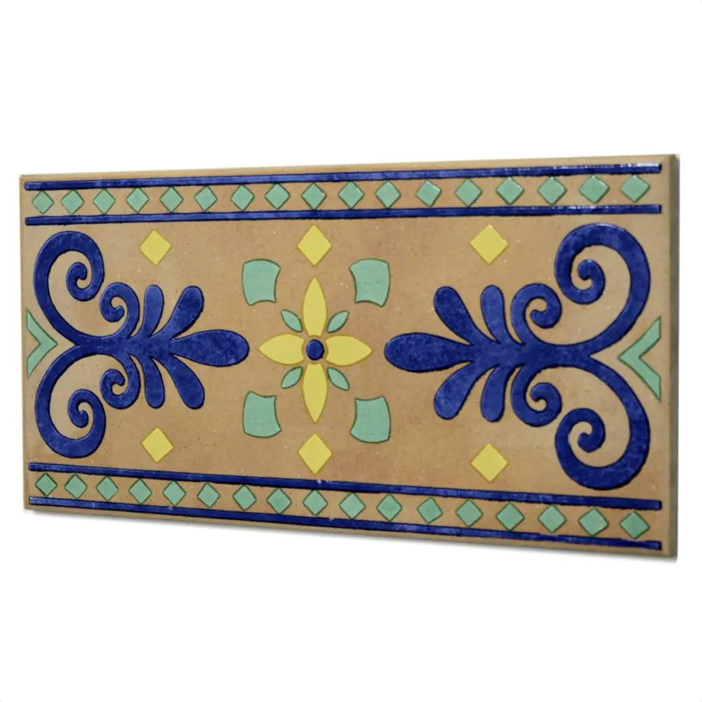 Bordüre Villeroy & Boch 3353 FJ18 Bastia kalkstein mehrfarbig 16,5x33 cm I.Sorte Bordüre Villeroy & Boch 3353 FJ18 Bastia kalkstein mehrfarbig 16,5x33 cm I.Sorte