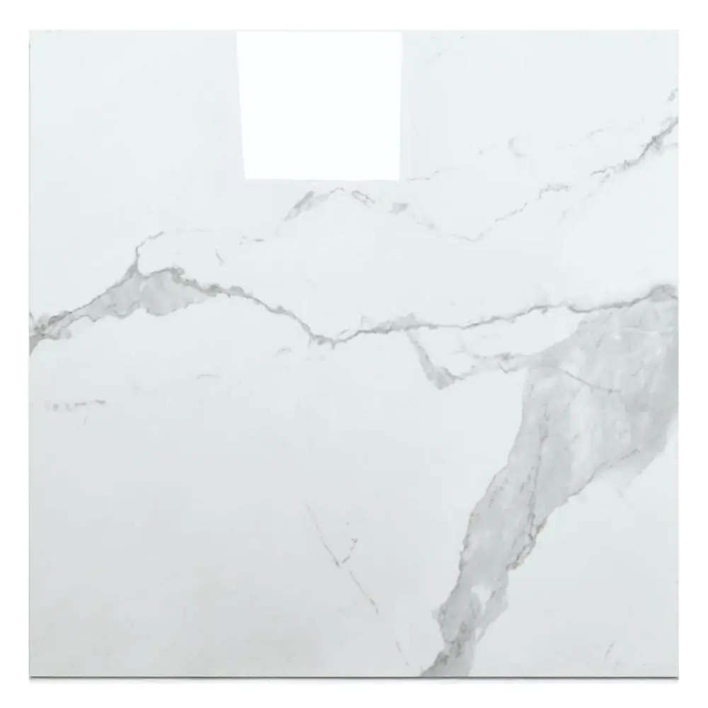 Bodenfliese Cifre Statuario pulido weiß grau 120x120 cm I.Sorte Bodenfliese Cifre Statuario pulido weiß grau 120x120 cm I.Sorte