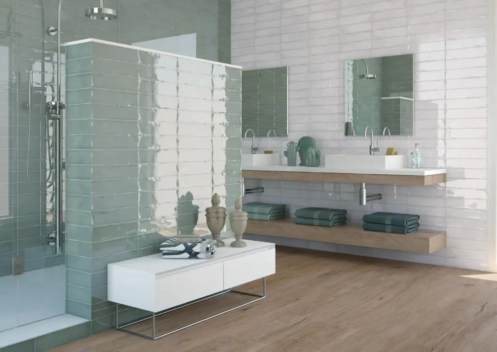 Wandfliese Cifre Colonial white brillo weiß 7,5x30 cm I.Sorte Wandfliese Cifre Colonial white brillo weiß 7,5x30 cm I.Sorte