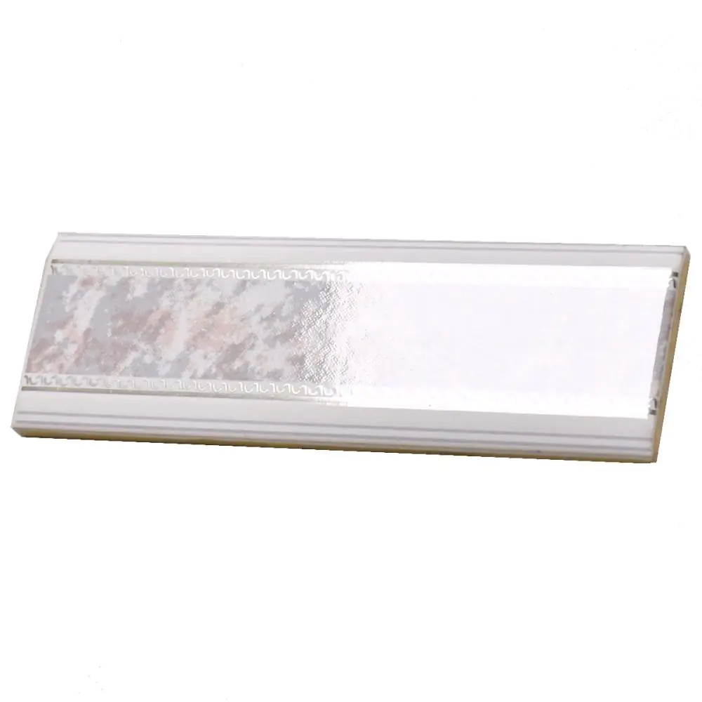 Bordüre Nr.667 rosa grau weiß silber 5x15 cm