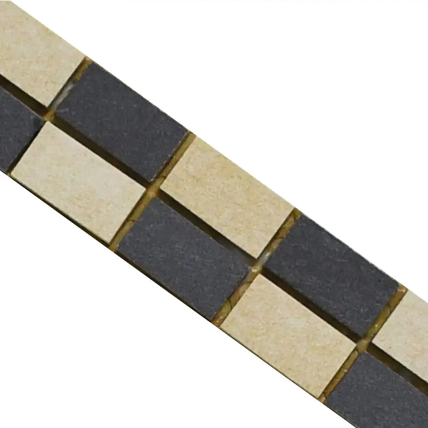 Bordüre Villeroy & Boch 2398 RT10 Bernina mehrfarbig grau beige 5x30 cm I.Sorte Bordüre Villeroy & Boch 2398 RT10 Bernina mehrfarbig grau beige 5x30 cm I.Sorte